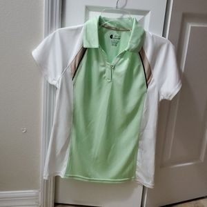 Ladies Dri fit Izod golf shirt